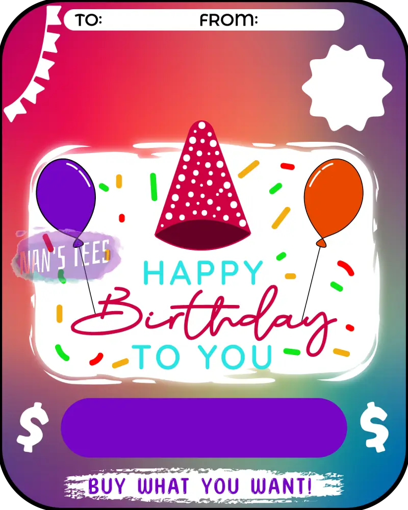 Birthday Money Card Holder (122)