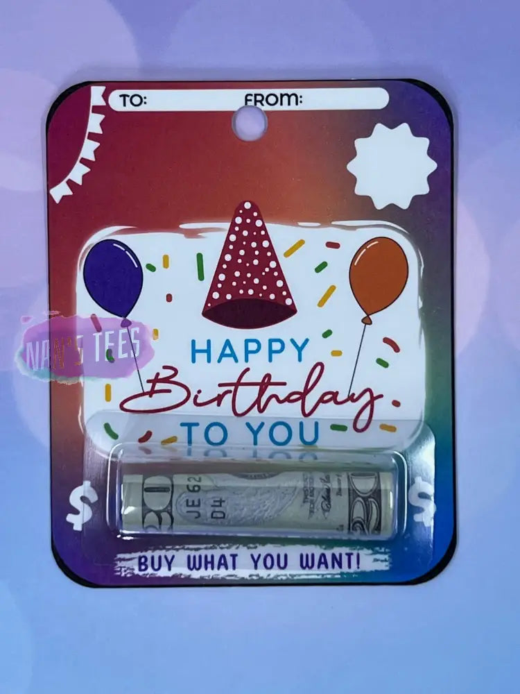 Birthday Money Card Holder (122)