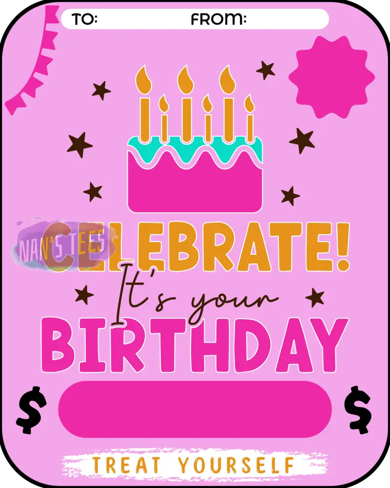 Birthday Money Card Holder (128)