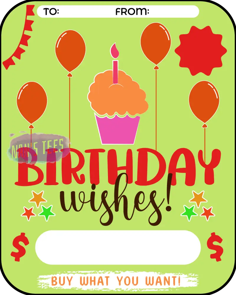 Birthday Money Card Holder (138)