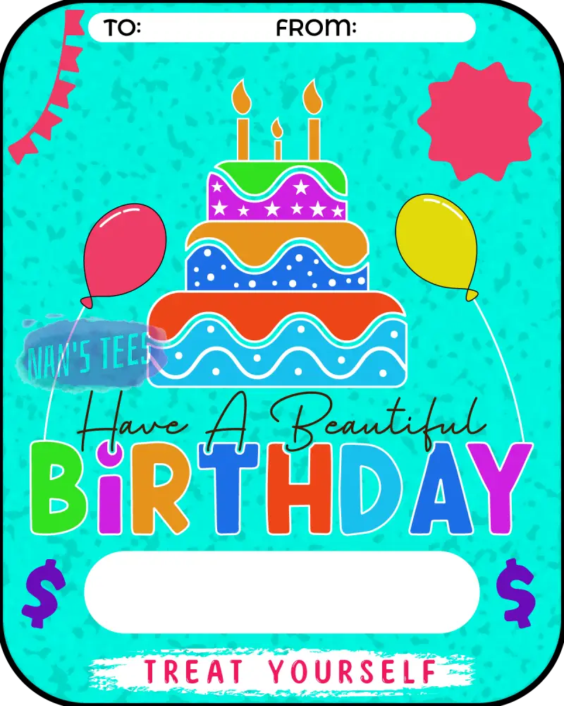 Birthday Money Card Holder (139)