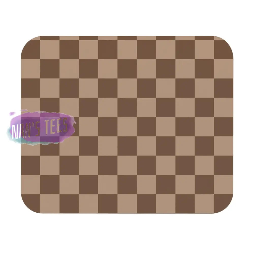 Checkered Novelty Mouse Pad | Non-Slip Rubber Base Computers Laptop Office 9 × 8 / Rectangle Home