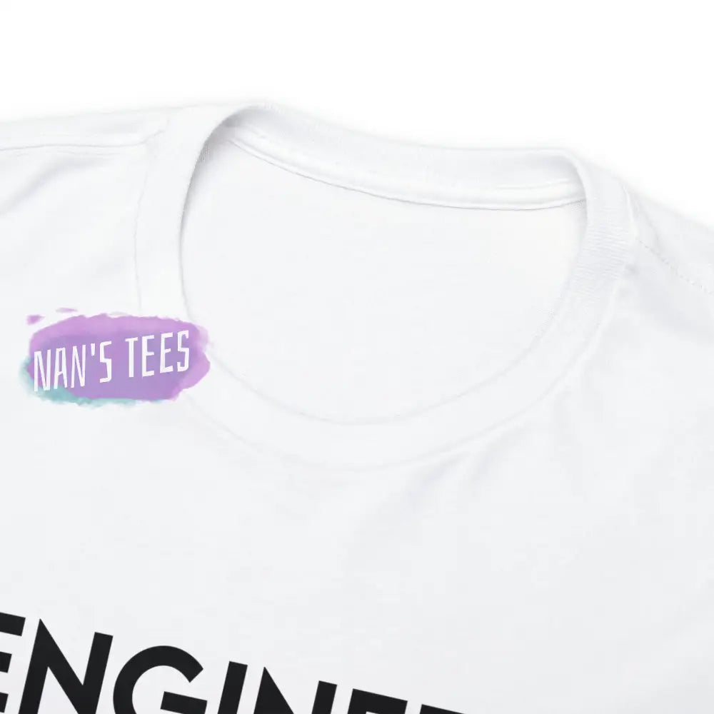 Engineer Nutrition Facts Short Sleeve Unisex Heavy Cotton Graphic Tee T-Shirt