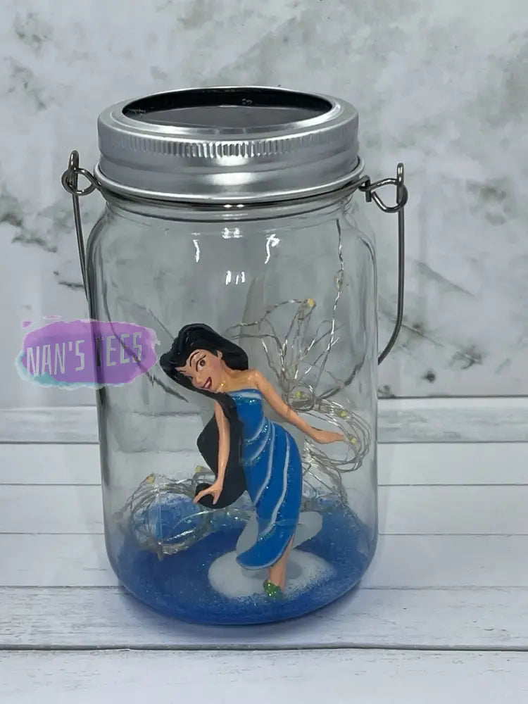 Fairy Jar Lanterns With Lights | Night Glow Jars Solar Powered Fairy-01 Home Decor