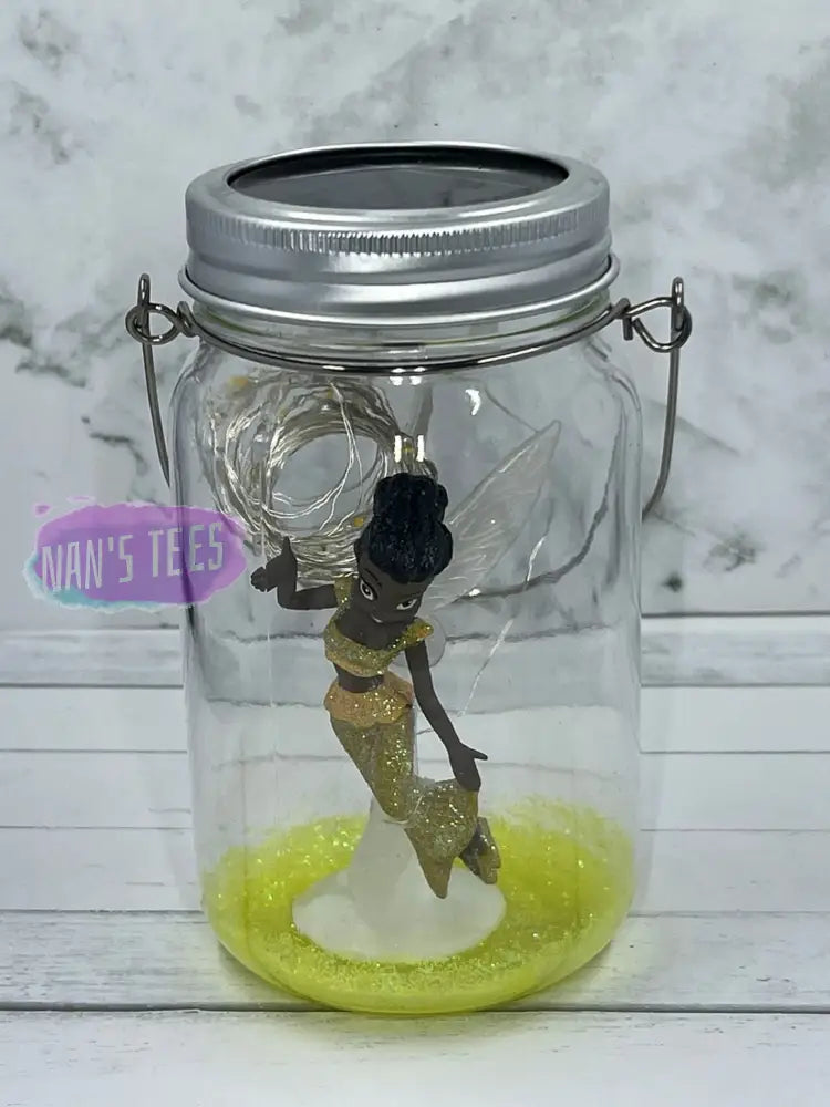 Fairy Jar Lanterns With Lights | Night Glow Jars Solar Powered Fairy-02 Home Decor
