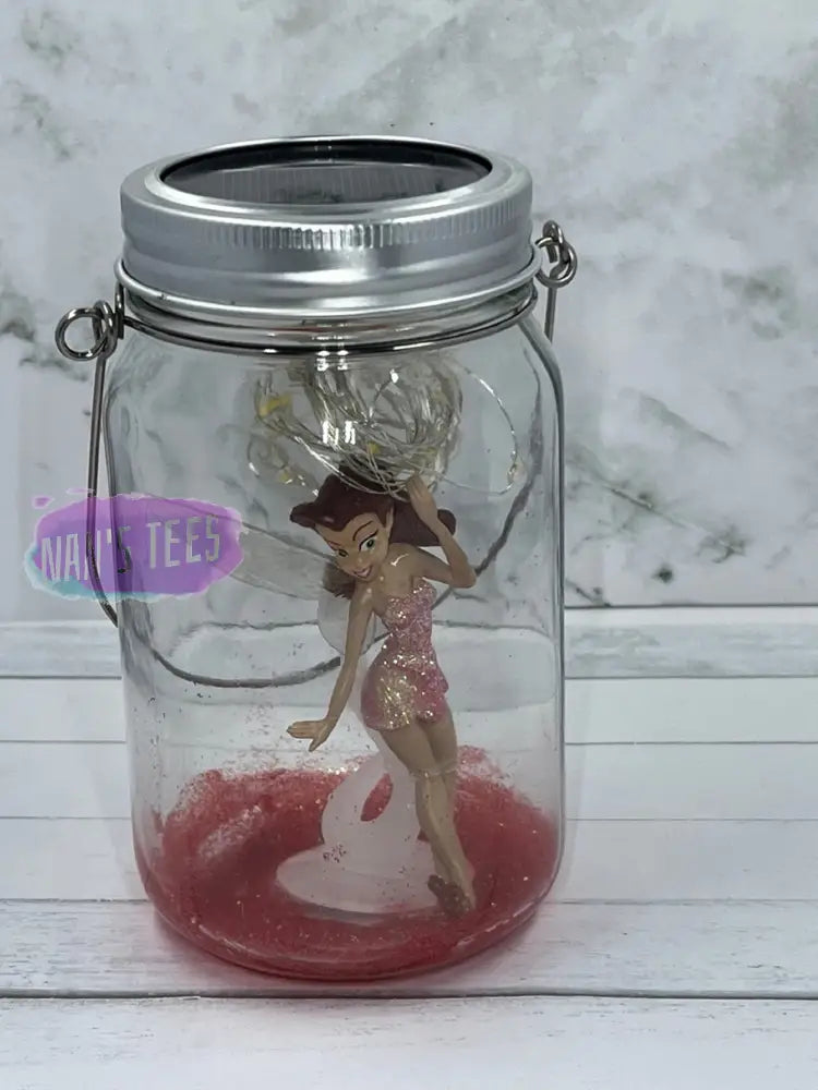 Fairy Jar Lanterns With Lights | Night Glow Jars Solar Powered Fairy-03 Home Decor