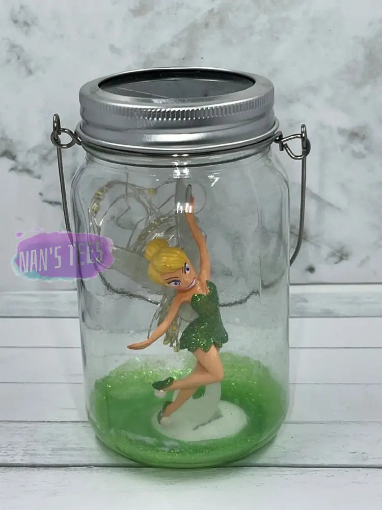 Fairy Jar Lanterns With Lights | Night Glow Jars Solar Powered Fairy-05 Home Decor