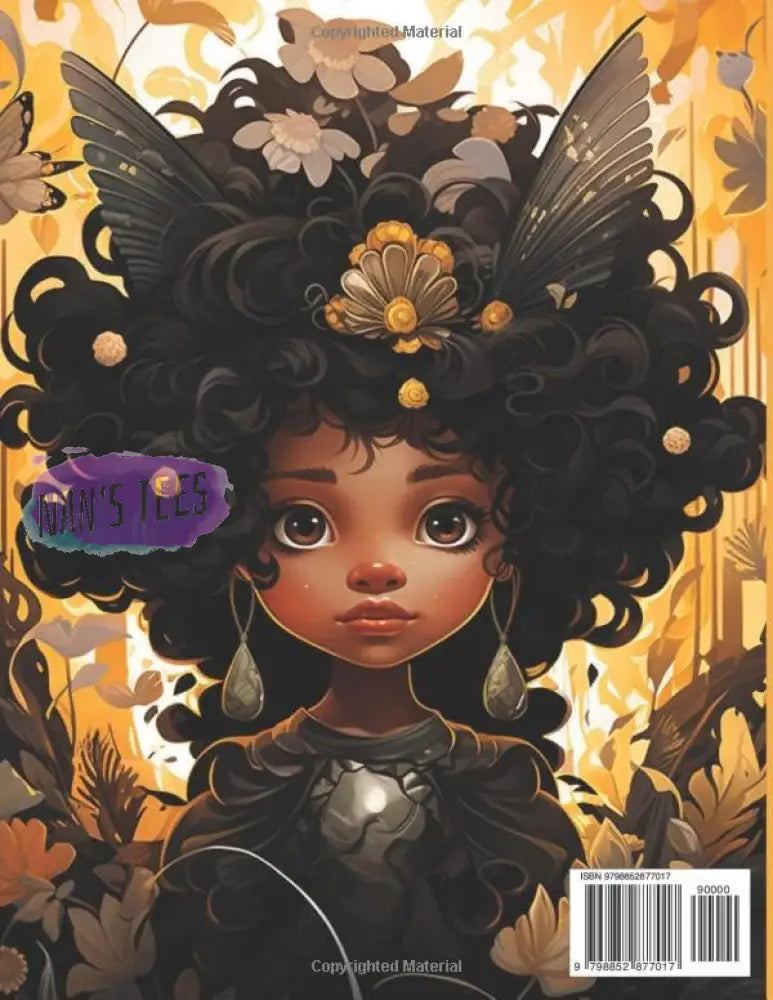 Fairy Princess Coloring Book Vol 1: For Kids Ages 8-12 | Black