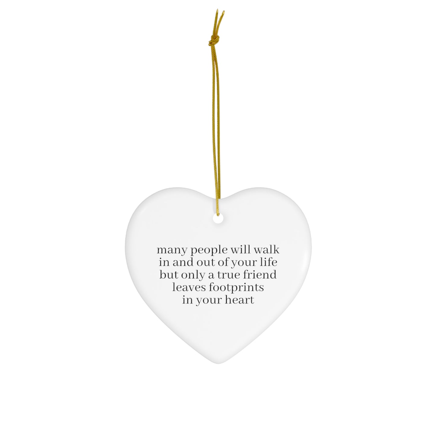 Friendship Ornament, Family Gift Ornament, Best Friend Ornament, Keepsake Ornament