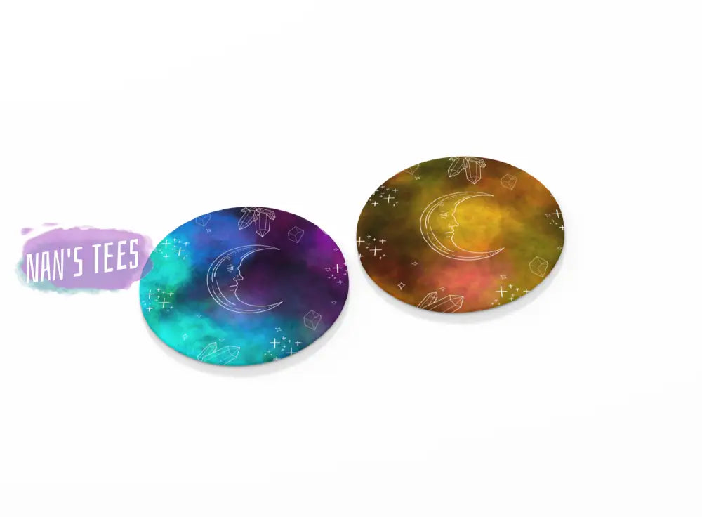 Geode Neoprene Car Coasters | Great Gifts For Hostess Birthday Holidays Anniversary Set Of 2 Coaster