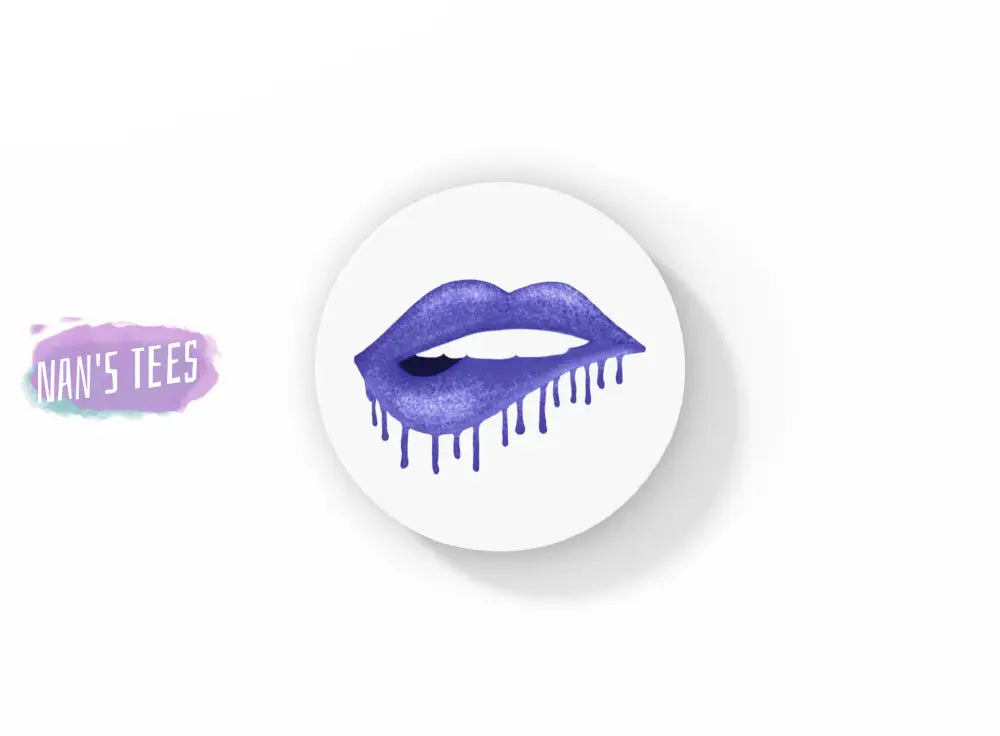 Glitter Lips Neoprene Car Coasters | Great Gifts For Hostess Birthday Holidays Anniversary Coaster