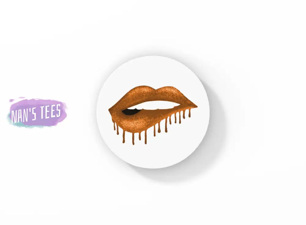 Glitter Lips Neoprene Car Coasters | Great Gifts For Hostess Birthday Holidays Anniversary Coaster