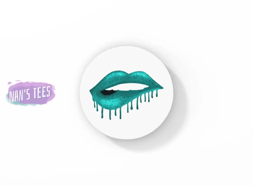 Glitter Lips Neoprene Car Coasters | Great Gifts For Hostess Birthday Holidays Anniversary Coaster