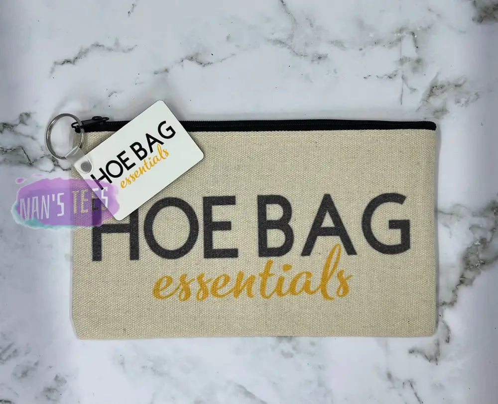 Hoe Bag Essentials Gift Set | Cosmetic Pouch Keychain Car Coasters