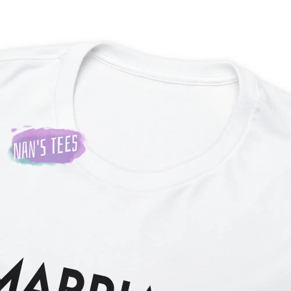 Marriage Nutrition Facts Short Sleeve Unisex Heavy Cotton Graphic Tee T-Shirt