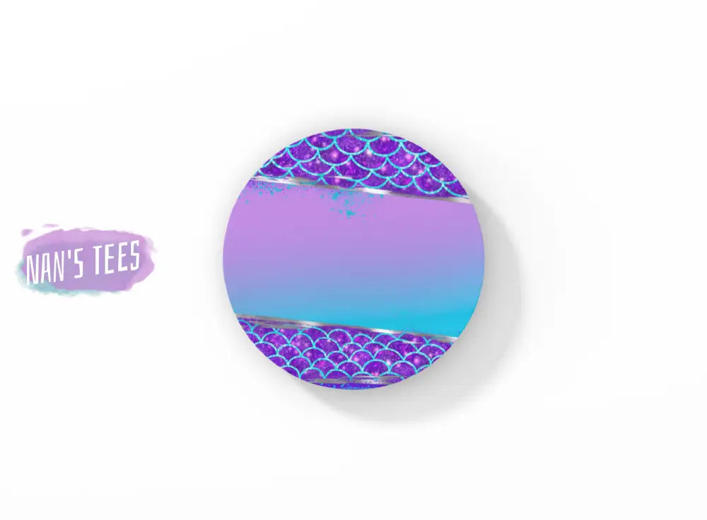 Mermaid Scales Neoprene Car Coasters | Great Gifts For Hostess Birthday Holidays Anniversary Coaster