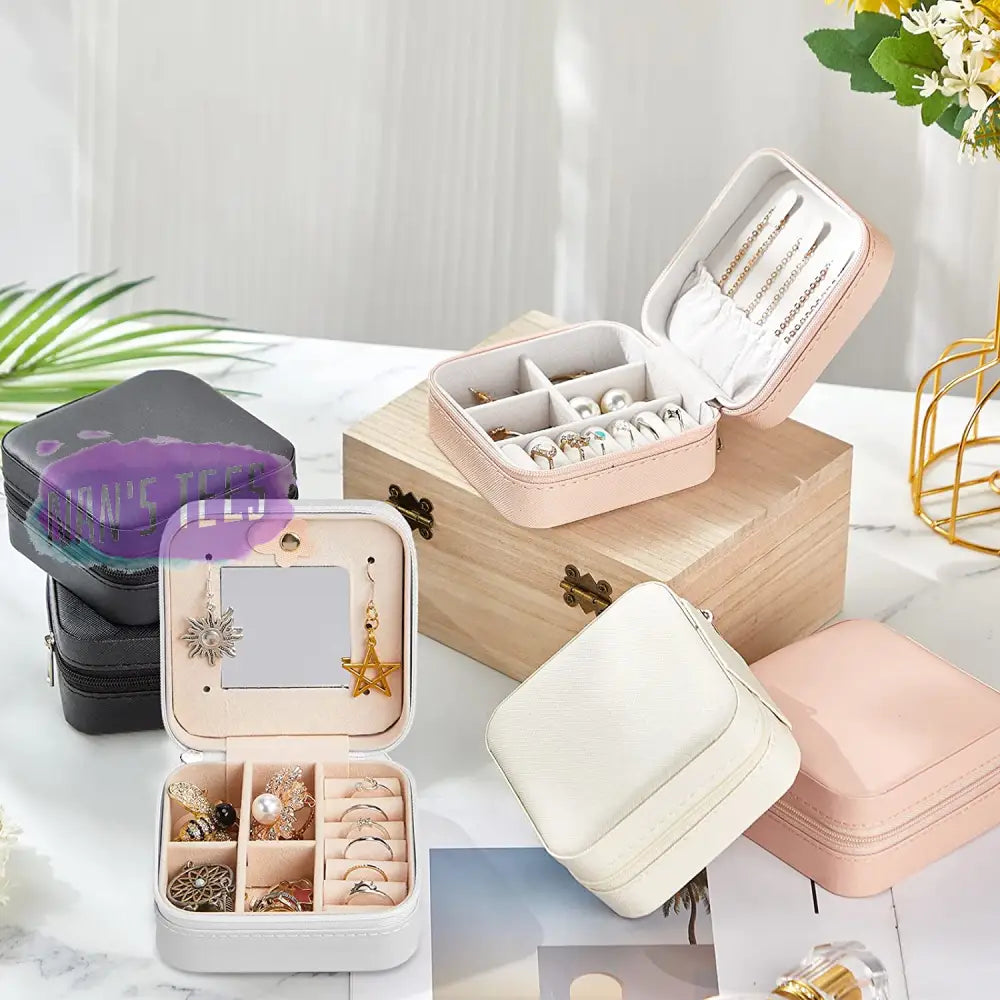 Mini Travel Jewelry Case Box
