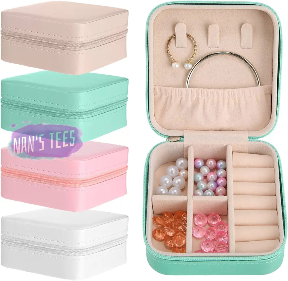 Mini Travel Jewelry Case Box