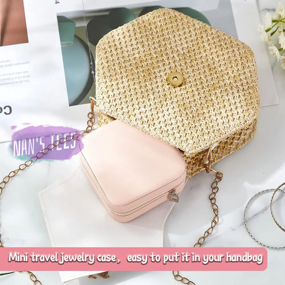 Mini Travel Jewelry Case Box