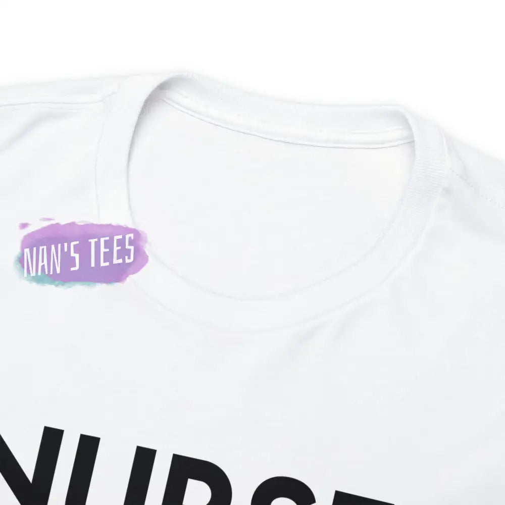 Nurse Nutrition Facts Short Sleeve Unisex Heavy Cotton Graphic Tee T-Shirt