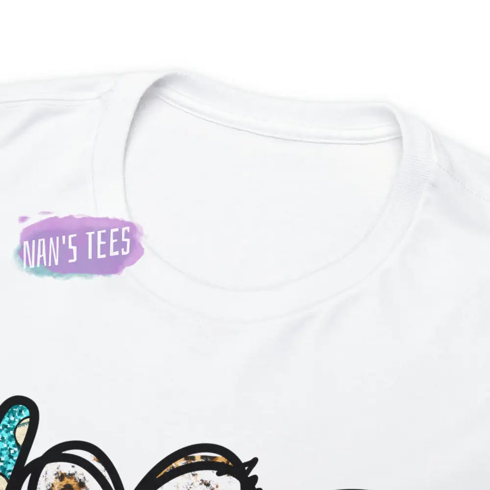 Peace Love Baseball Short Sleeve Unisex Heavy Cotton Graphic Tee T-Shirt
