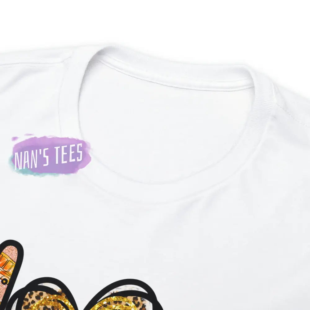 Peace Love Bus Short Sleeve Unisex Heavy Cotton Graphic Tee T-Shirt
