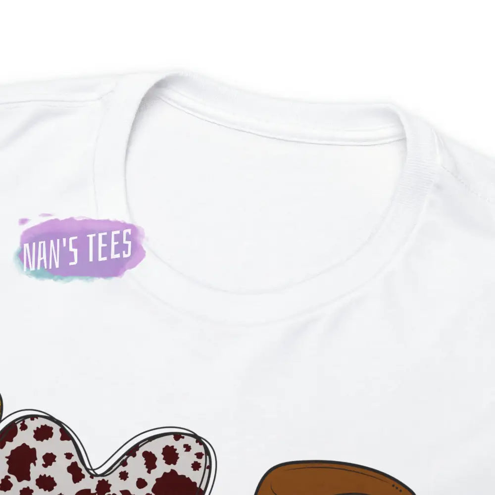 Peace Love Country Music Short Sleeve Unisex Heavy Cotton Graphic Tee T-Shirt
