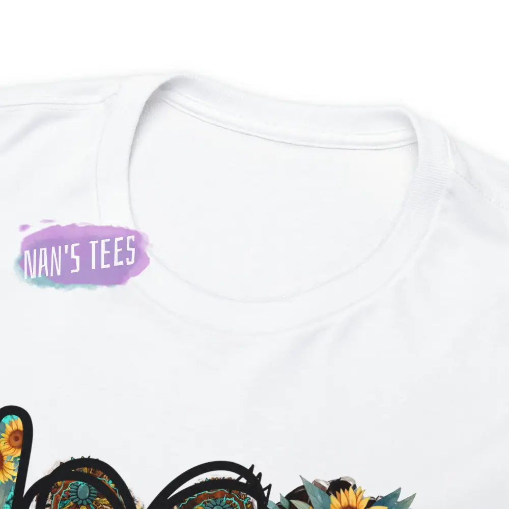 Peace Love Country Short Sleeve Unisex Heavy Cotton Graphic Tee T-Shirt