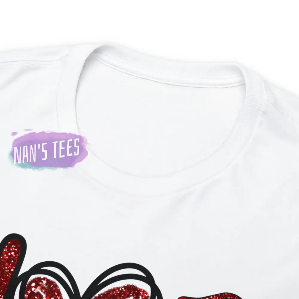 Peace Love Firefighter Short Sleeve Unisex Heavy Cotton Graphic Tee T-Shirt