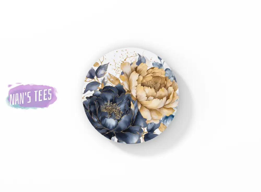 Peonies Ceramic Coasters | Great Gifts For Hostess Birthday Holidays Anniversary