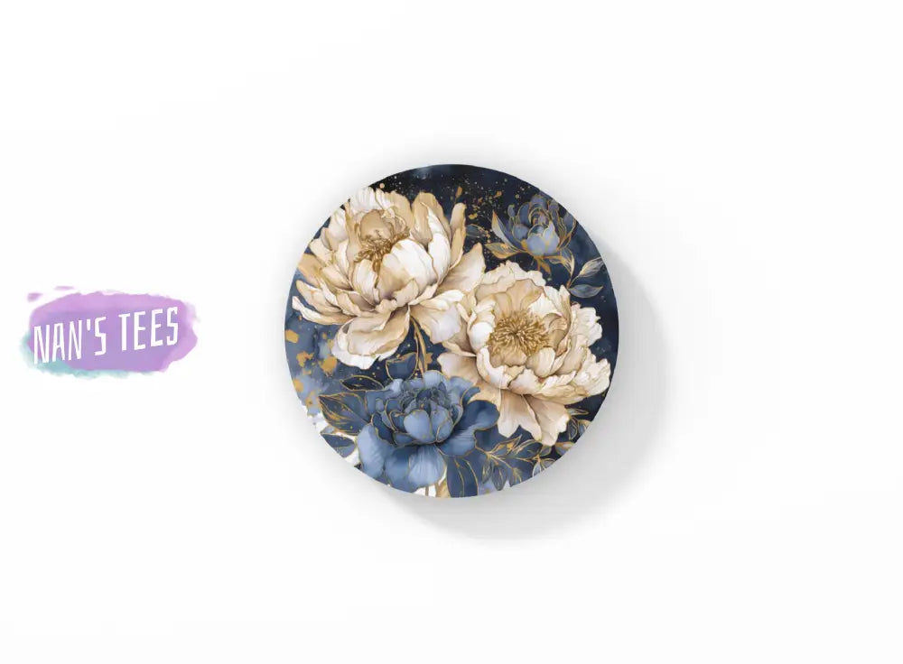 Peonies Ceramic Coasters | Great Gifts For Hostess Birthday Holidays Anniversary