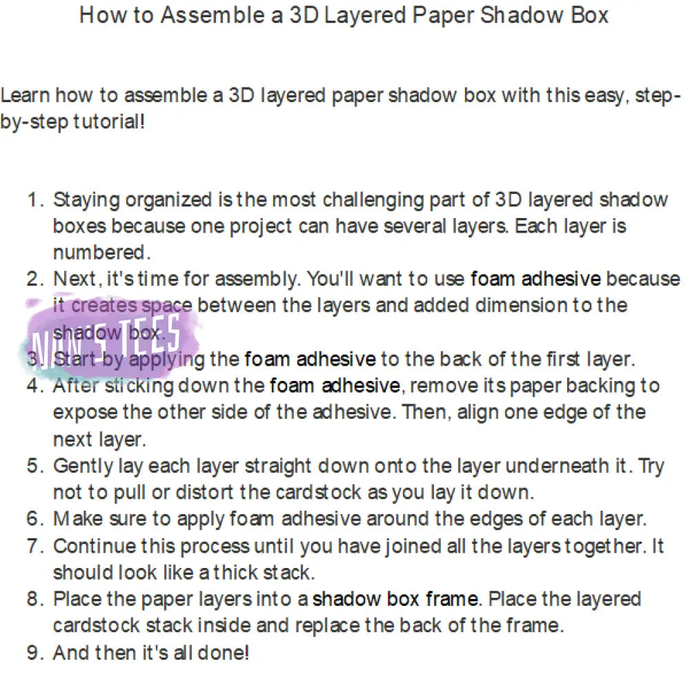 Pre-Cut Sunflower Petals 3D Shadow Box Kit | Layered Paper Art Diy