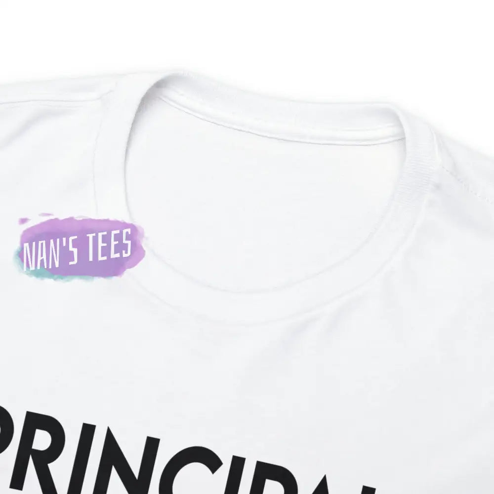 Principal Nutrition Facts Short Sleeve Unisex Heavy Cotton Graphic Tee T-Shirt