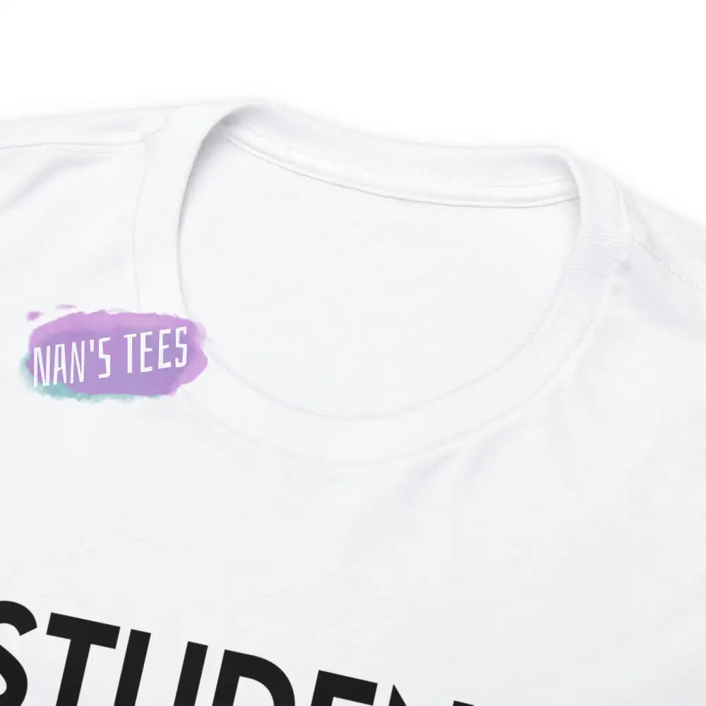 Student Nutrition Facts Short Sleeve Unisex Heavy Cotton Graphic Tee T-Shirt