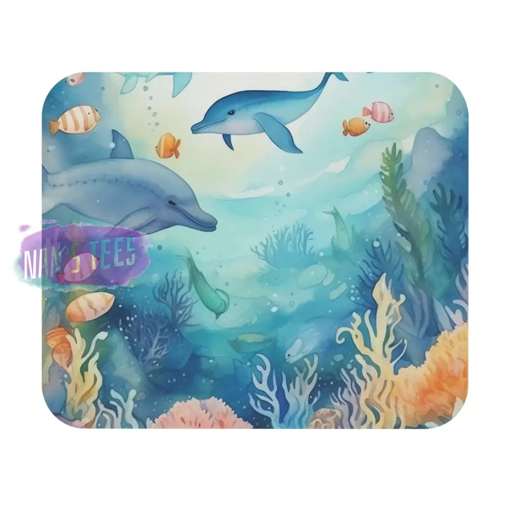 Under The Sea Novelty Mouse Pad | Non-Slip Rubber Base Computers Laptop Office 9 × 8 / Rectangle
