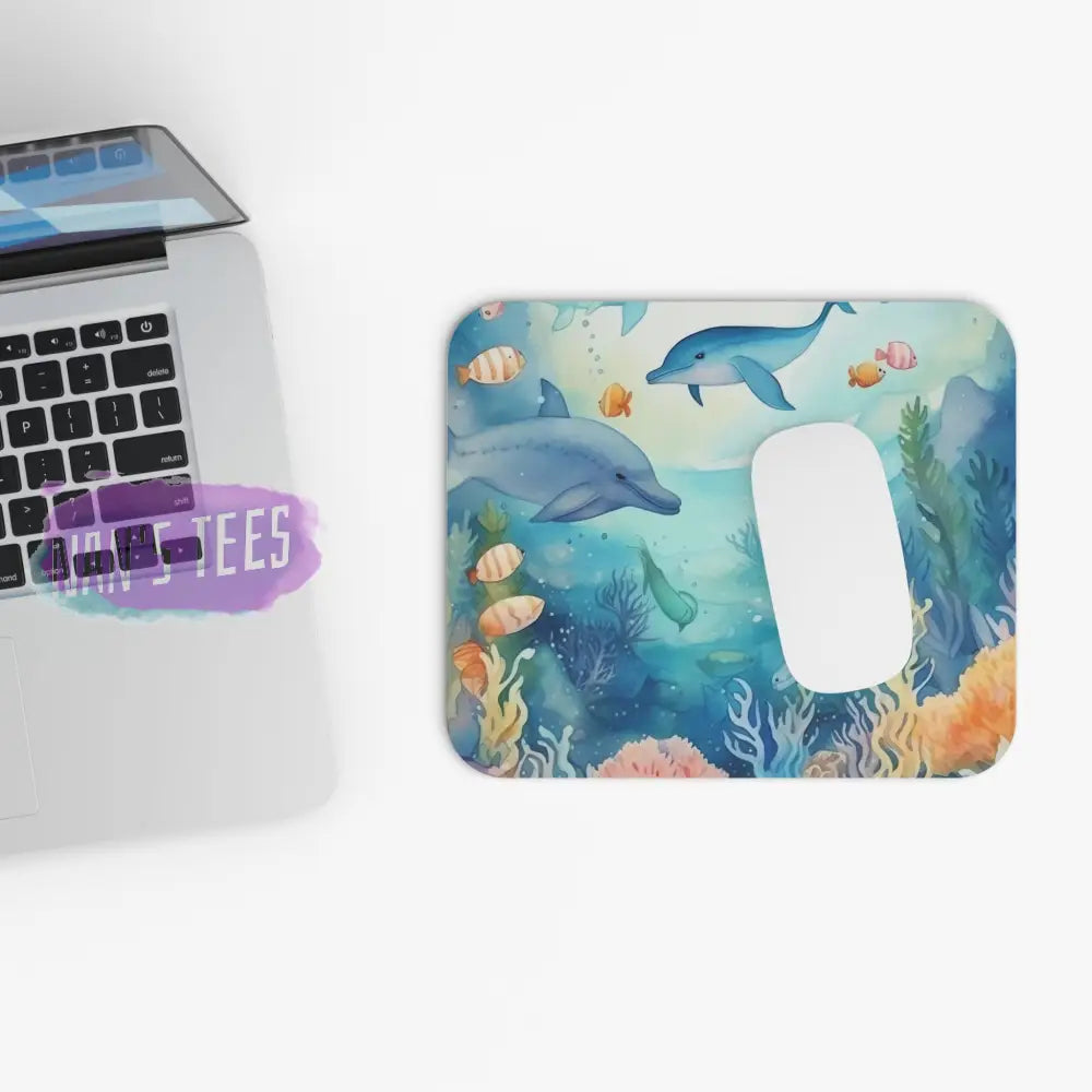 Under The Sea Novelty Mouse Pad | Non-Slip Rubber Base Computers Laptop Office Home Decor