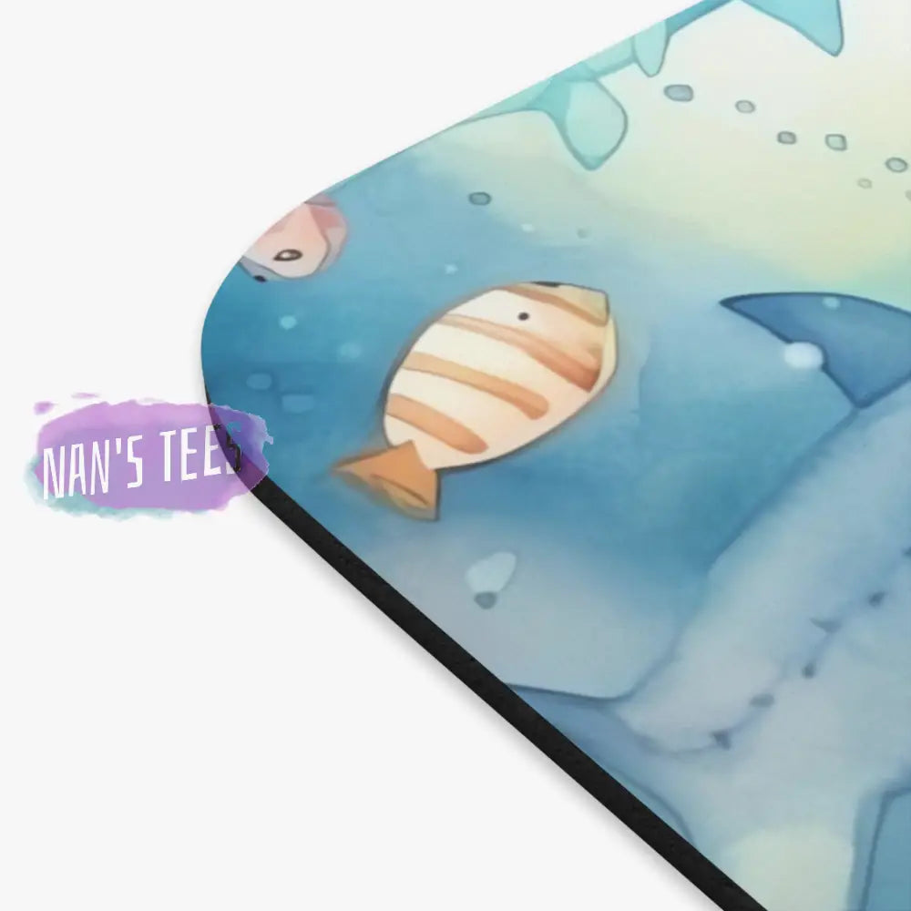 Under The Sea Novelty Mouse Pad | Non-Slip Rubber Base Computers Laptop Office Home Decor