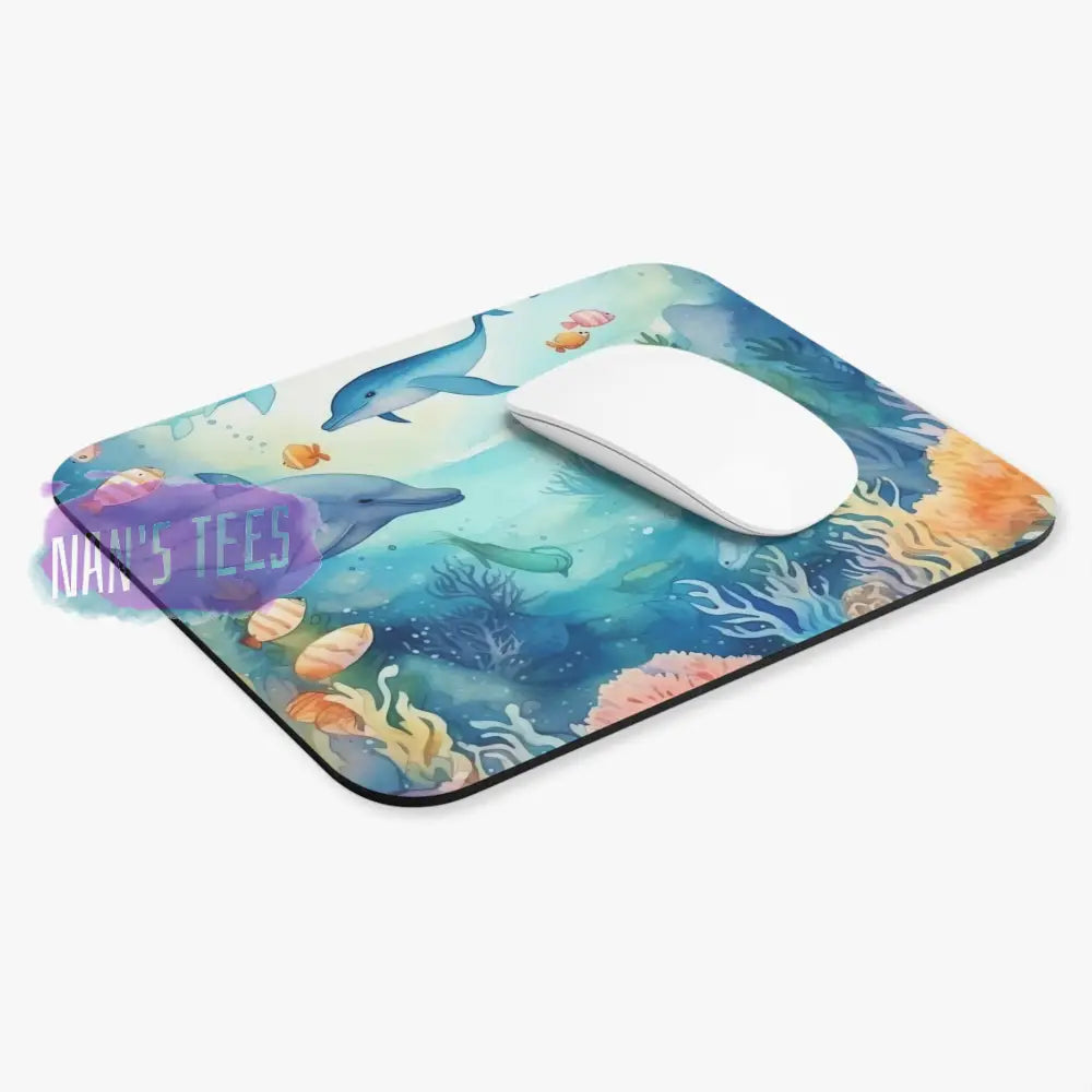 Under The Sea Novelty Mouse Pad | Non-Slip Rubber Base Computers Laptop Office Home Decor