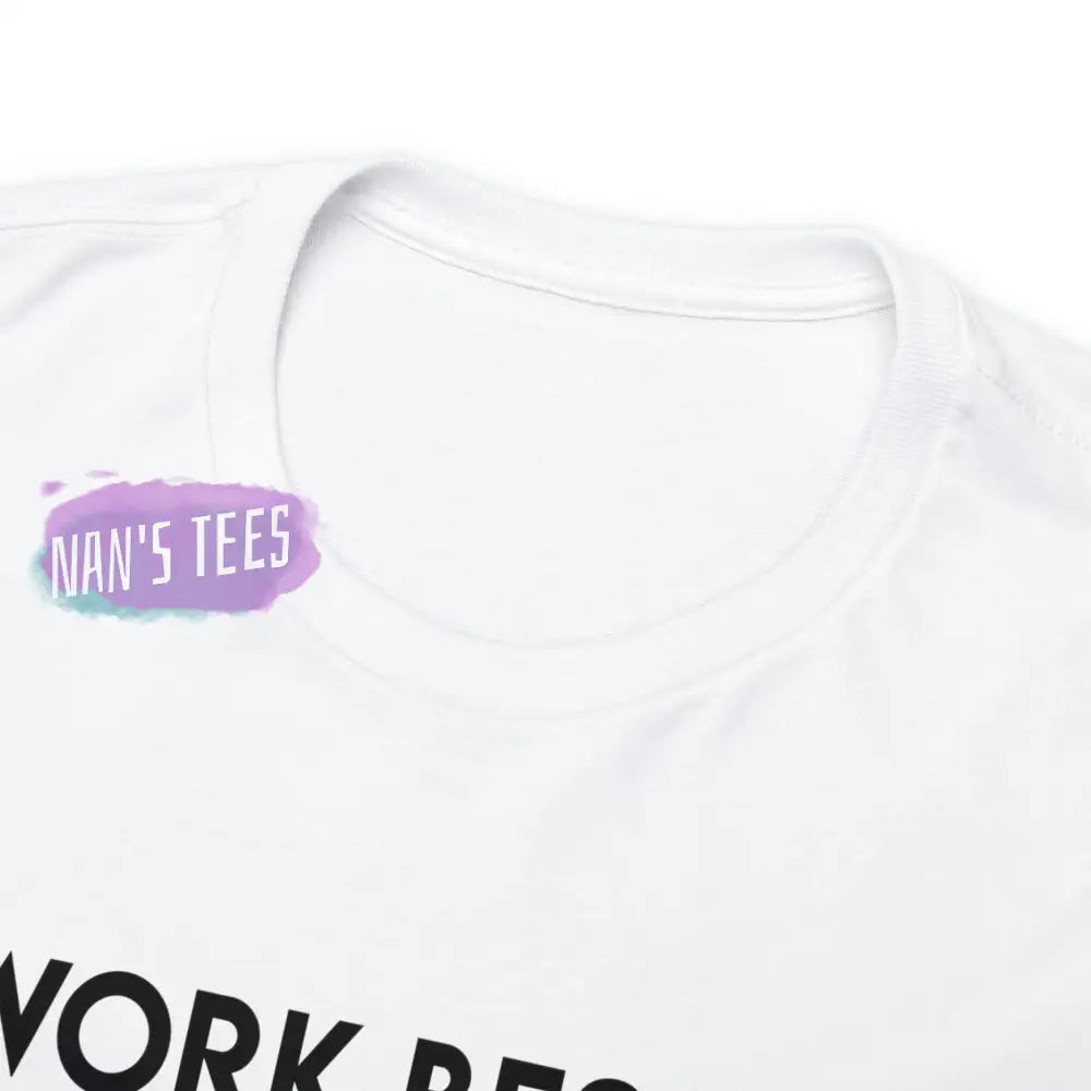 Work Bestie Nutrition Facts Short Sleeve Unisex Heavy Cotton Graphic Tee T-Shirt