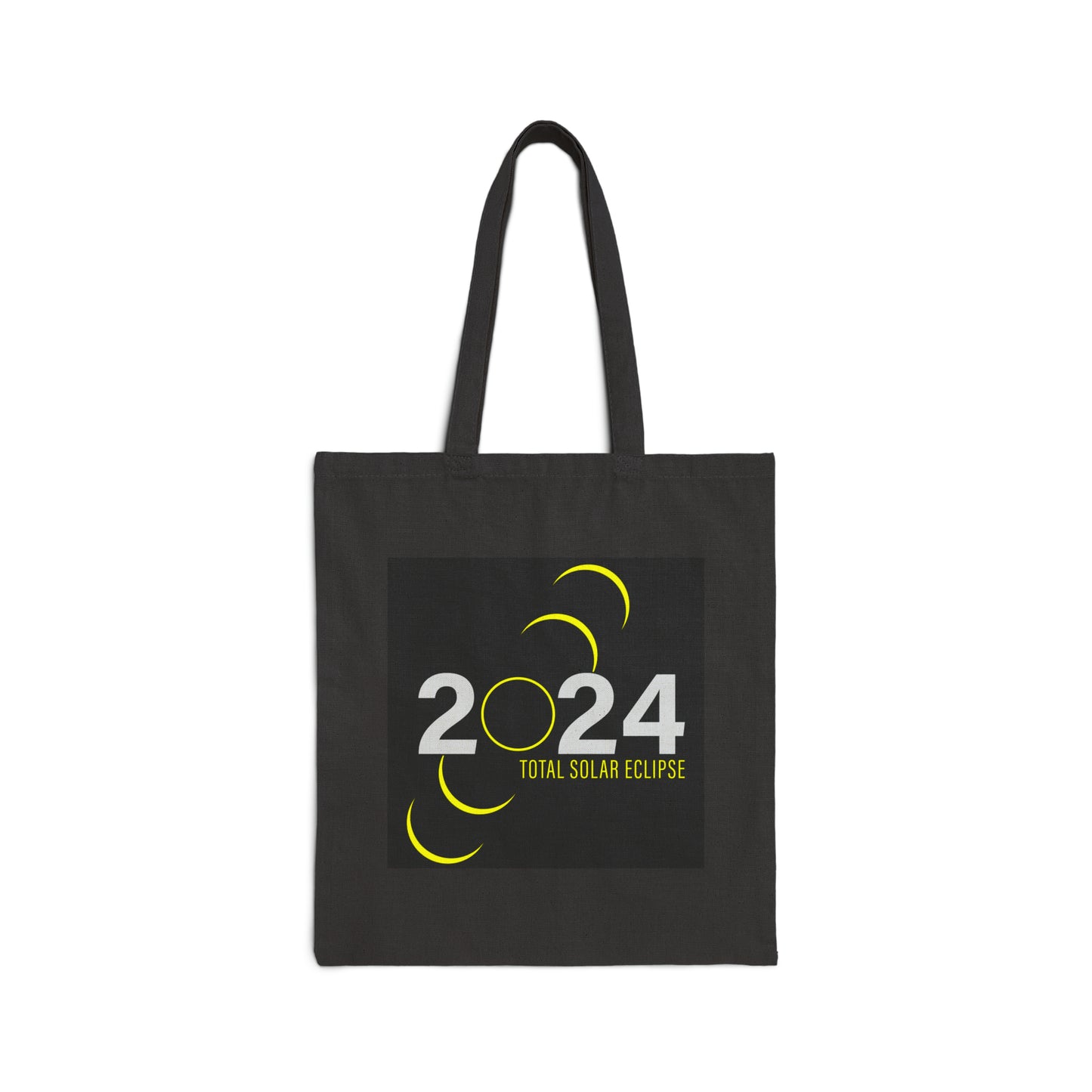 Astronomy Lovers 4.08.24 Total Solar Eclipse 2024 Cotton Canvas Tote Bag