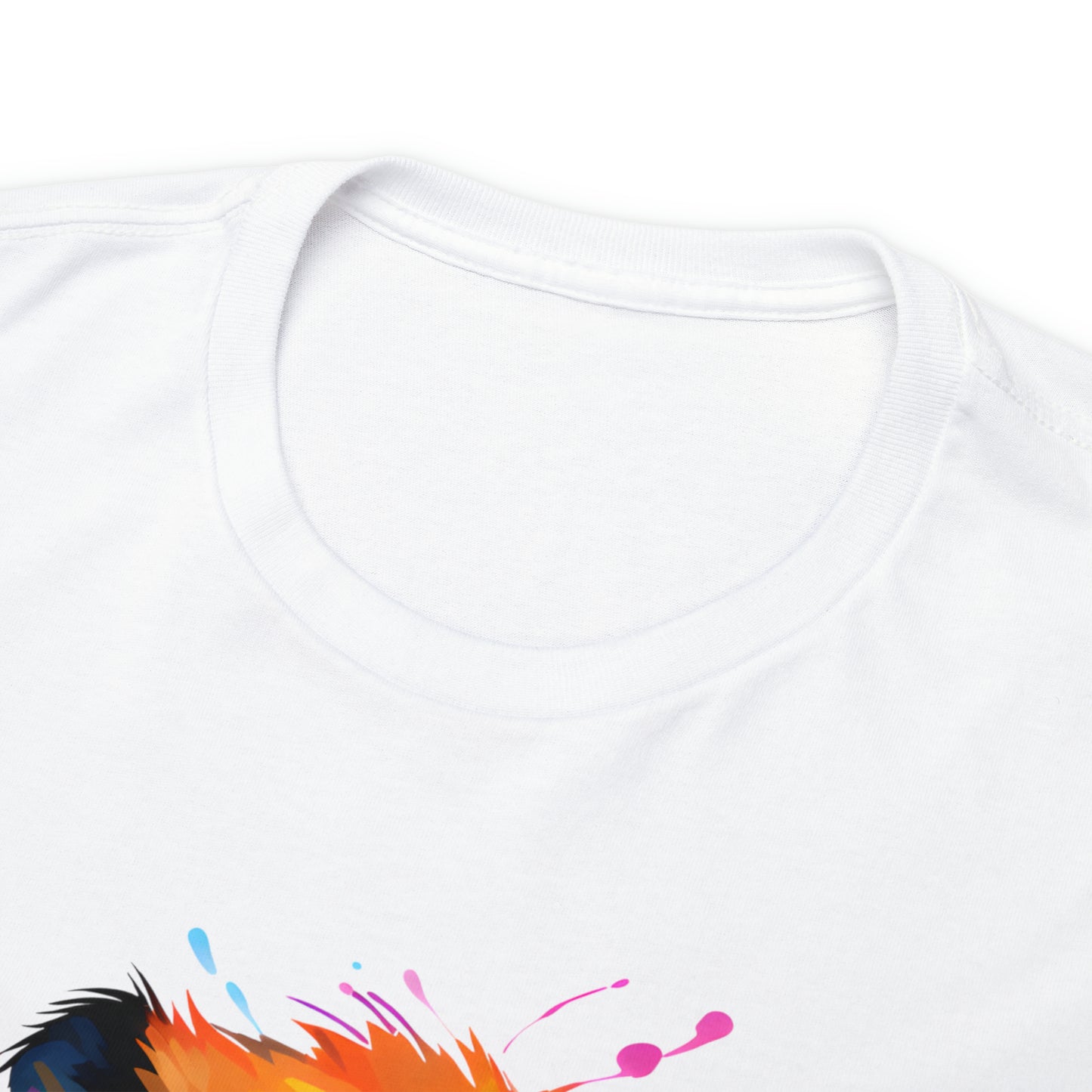 Capybara Rainbow Splash Short Sleeve Graphic T-Shirt (S-3XL)