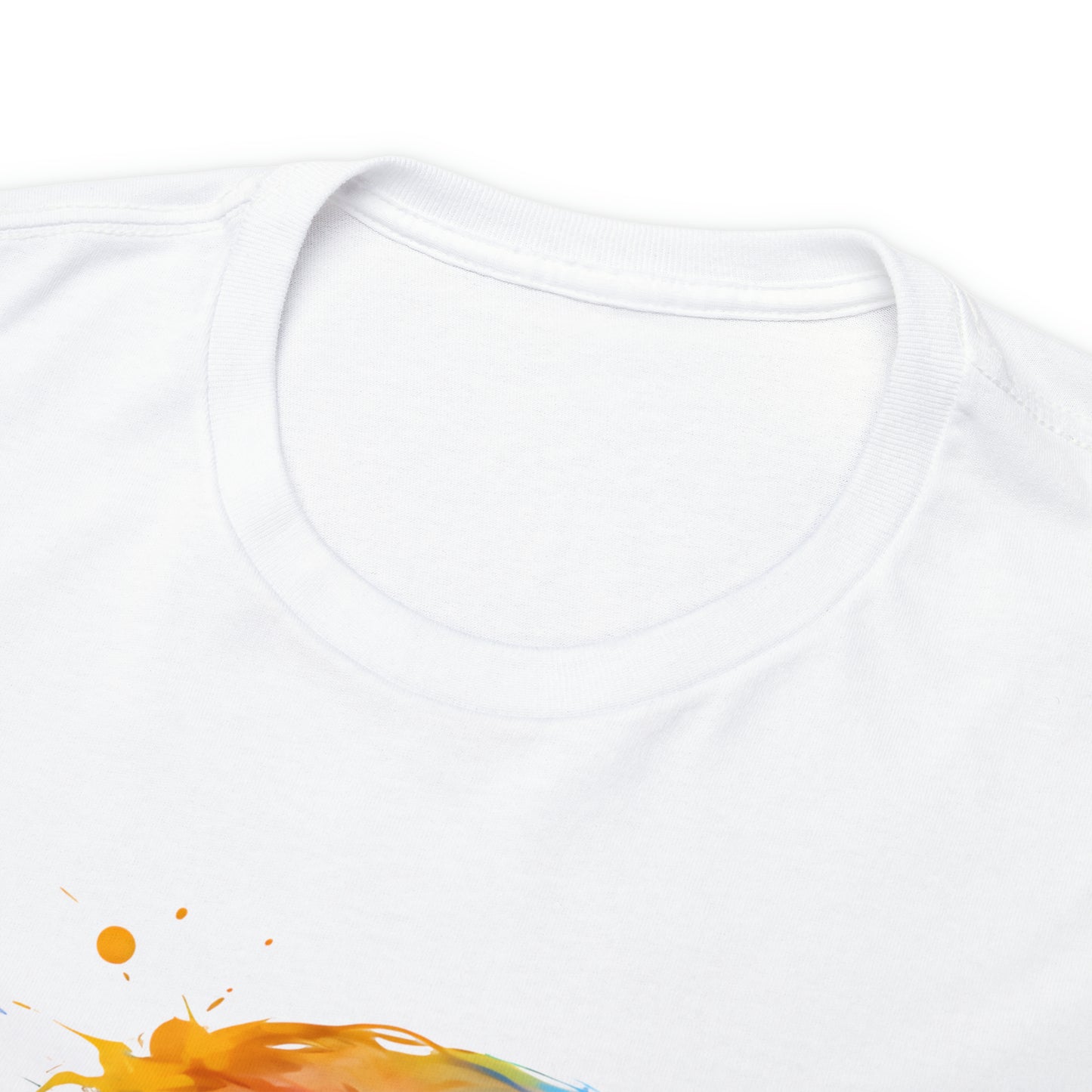 Sea Otter Rainbow Splash Short Sleeve Graphic T-Shirt (S-3XL)