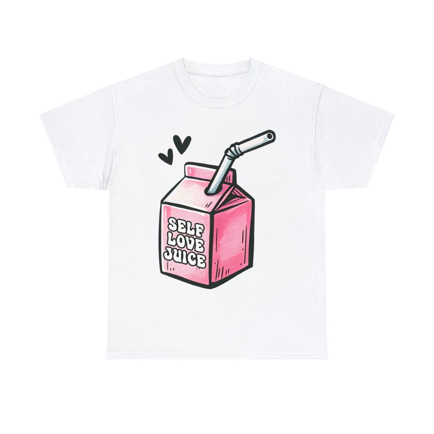 Self Love Juice | Self-Love Themed Graphic Wear | Self-Love Quotes | Short Sleeve T-Shirt | Unisex Heavy Cotton Tee