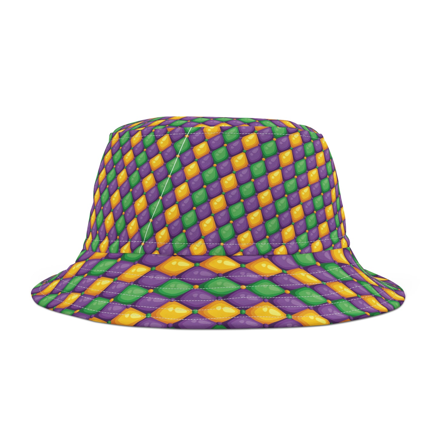 Mardi Gras Bucket Hat | New Orleans Hat | NOLA Hat | Fat Tuesday Hat