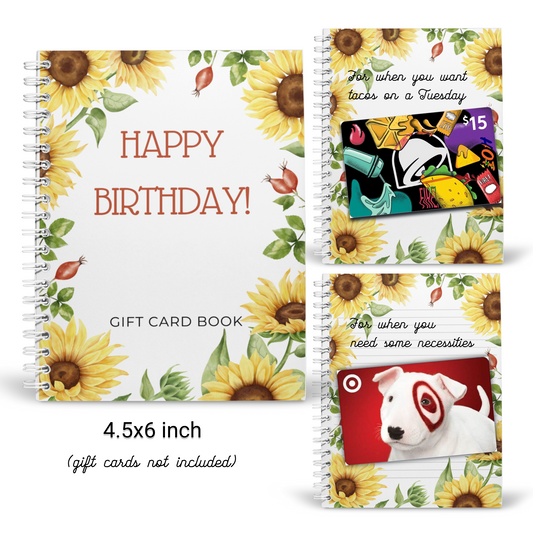 Happy Birthday Gift Card Book