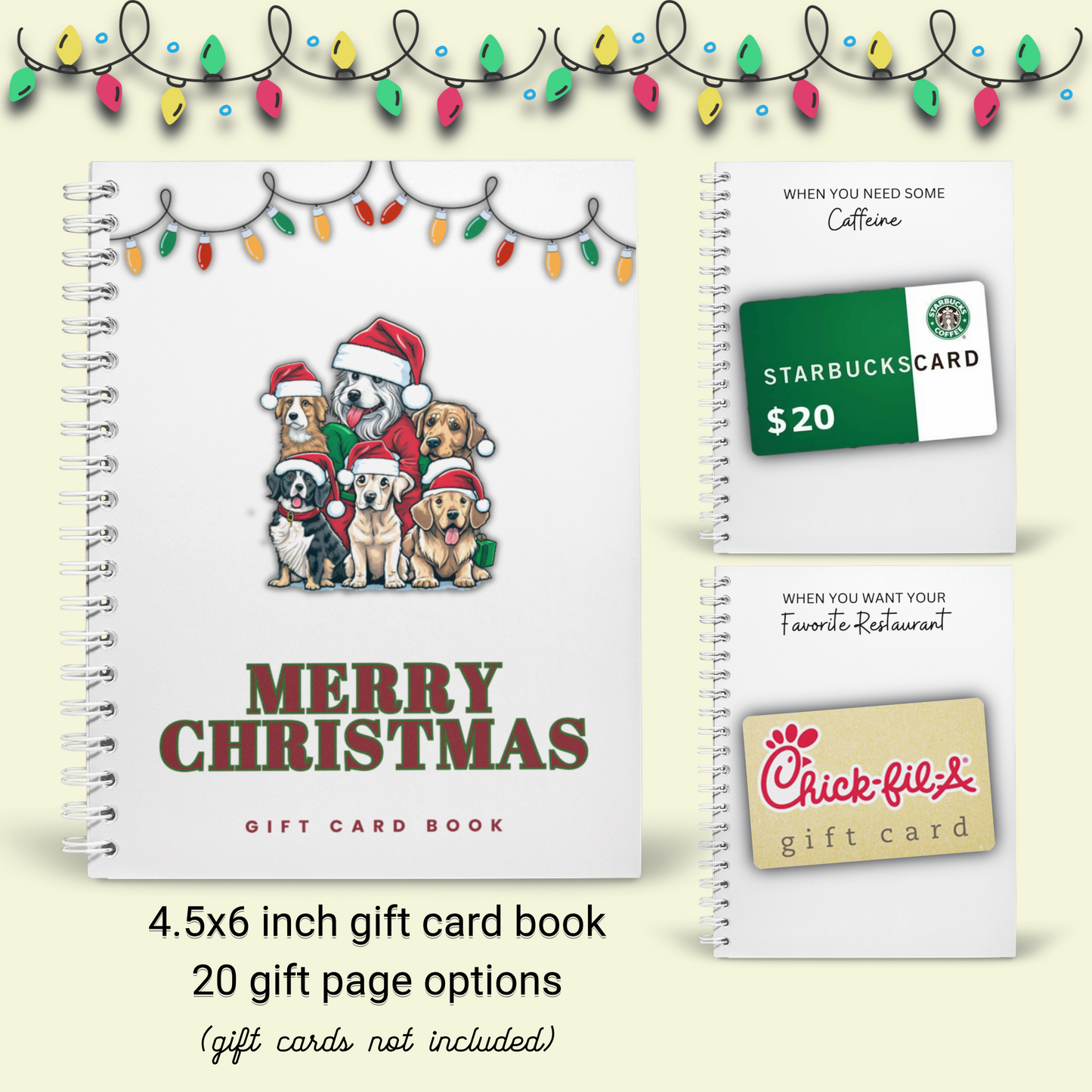 Christmas Gift Card Holder Gift Book