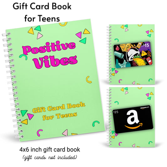 Gift Card Book for Teens | Birthday Gift Card Holder | Friend Gift | Besties Gift | Student Gift | Teenage Gift | Create Your Own Book