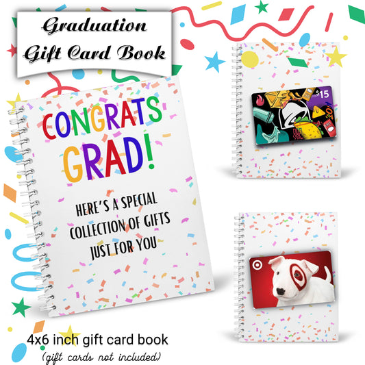 Graduation Gift Card Holder Book