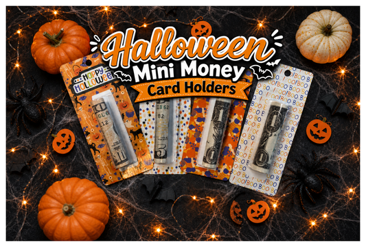 Halloween Mini Money Card Holders (Set of 4)