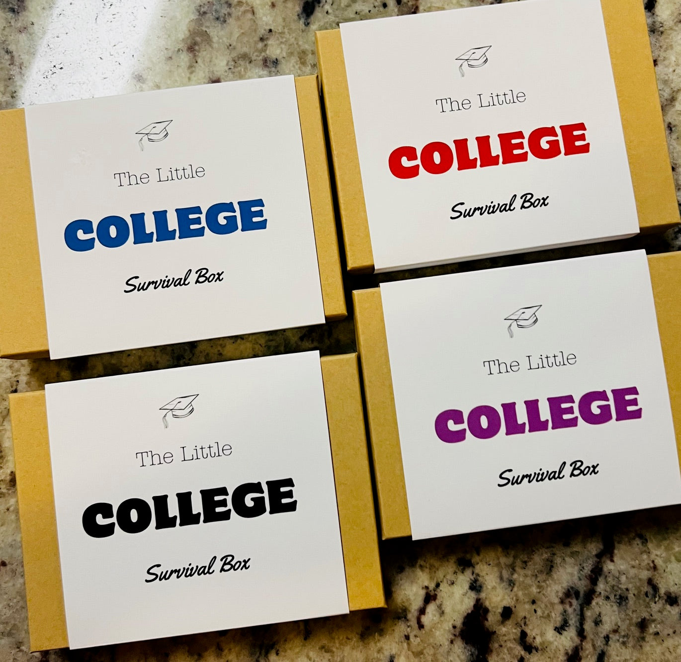 College Survival Box, College Gift Box, Gift Card Holder, Money Holder, College Care Package